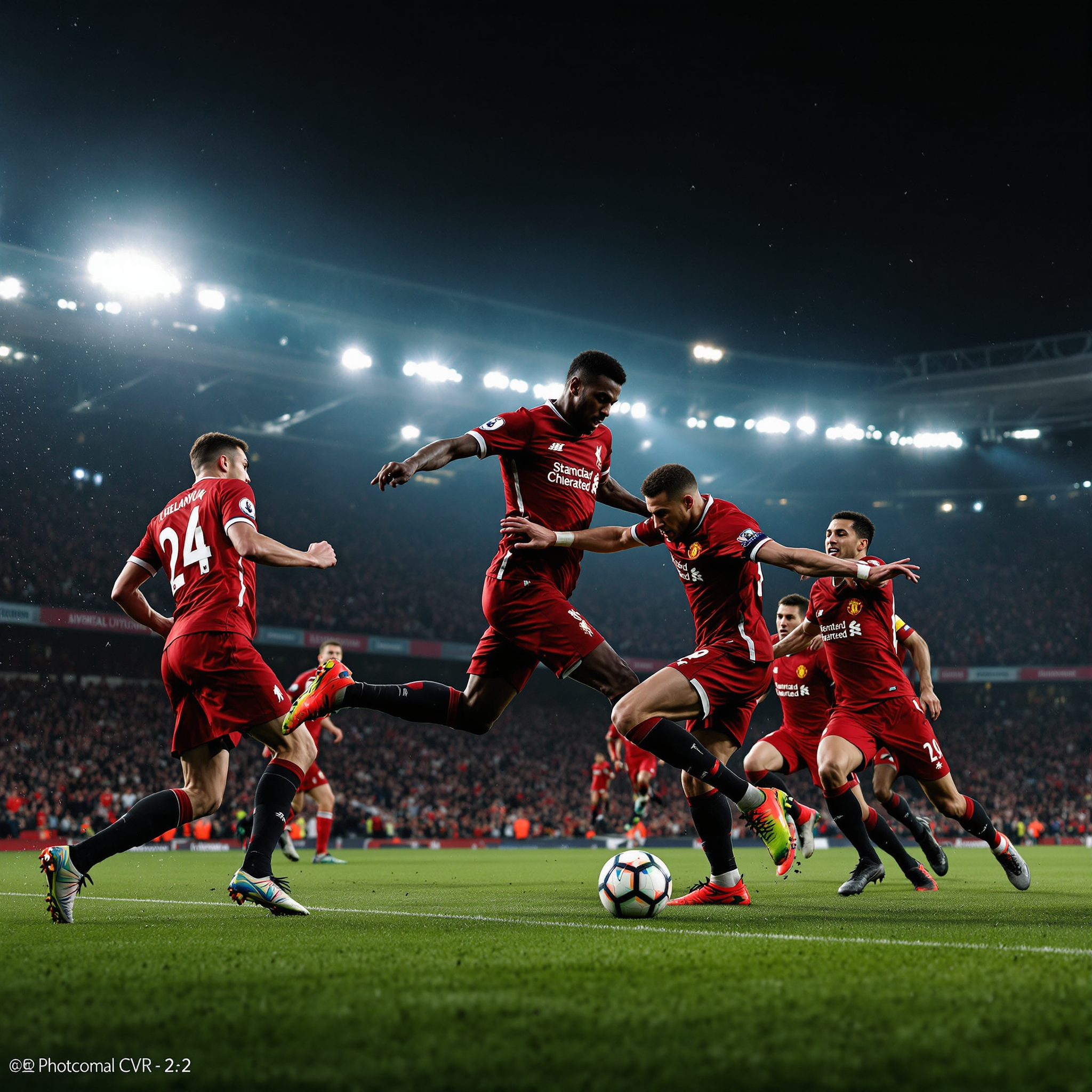 리버풀 대 맨유 혈투 끝 2대2 무승부로 종료