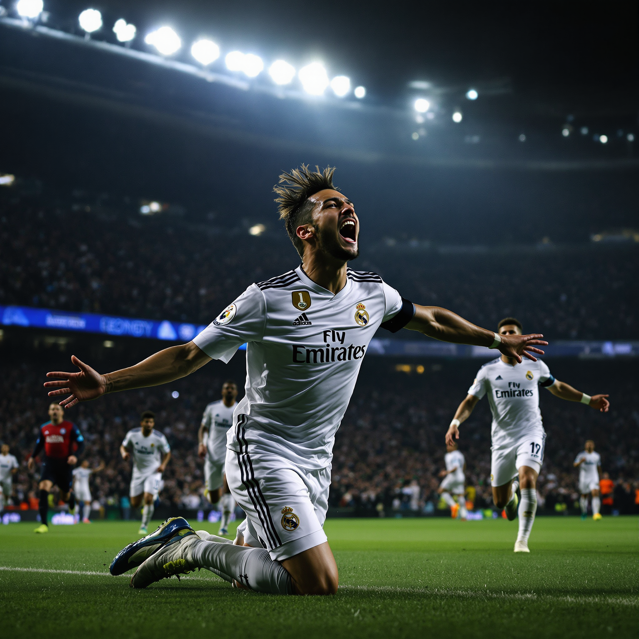 맨 시티 대 레알 마드리드 벨링엄 극적 역전골로 홈팀 무너뜨려