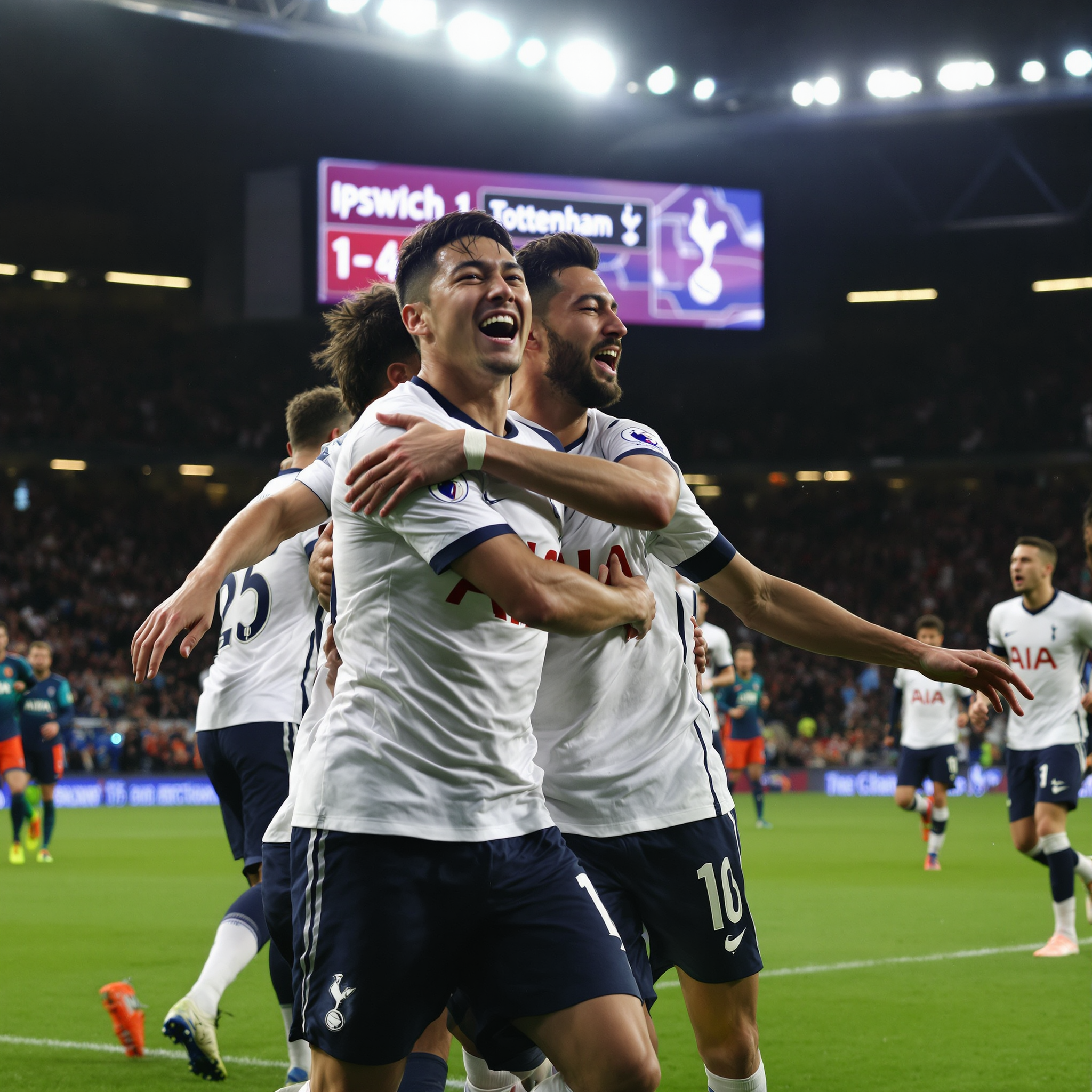 입스위치 대 토트넘 4대1 손흥민 2도움 대활약 시즌 첫 3연승