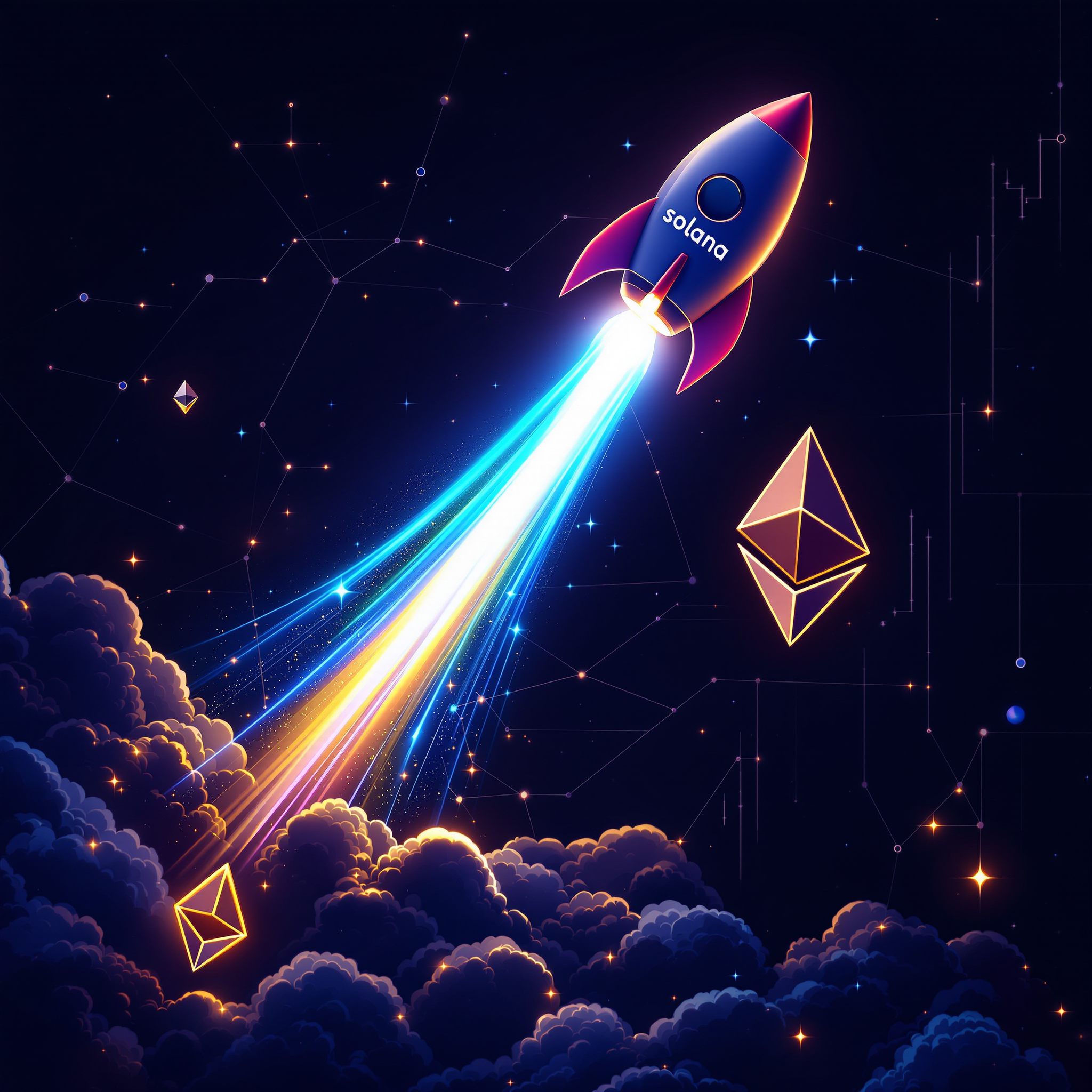 솔라나 성장세 가속화 이더리움 아성 흔들린다