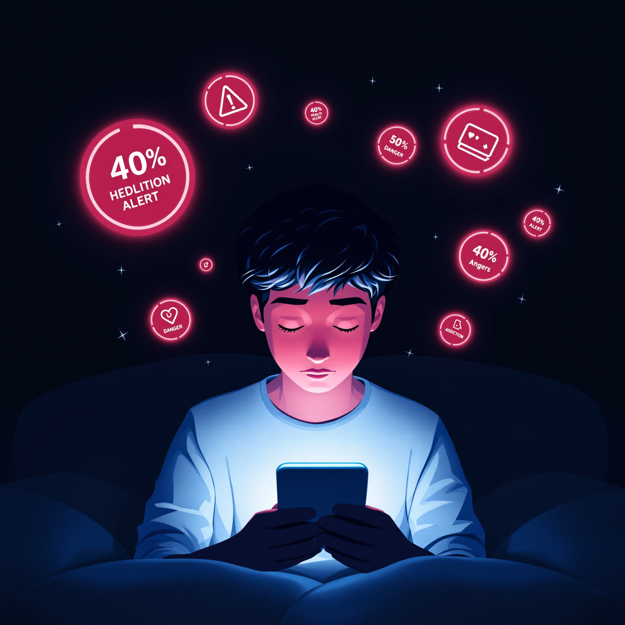 스마트폰 사용이 건강에 미치는 영향 청소년 40퍼센트가 위험하다