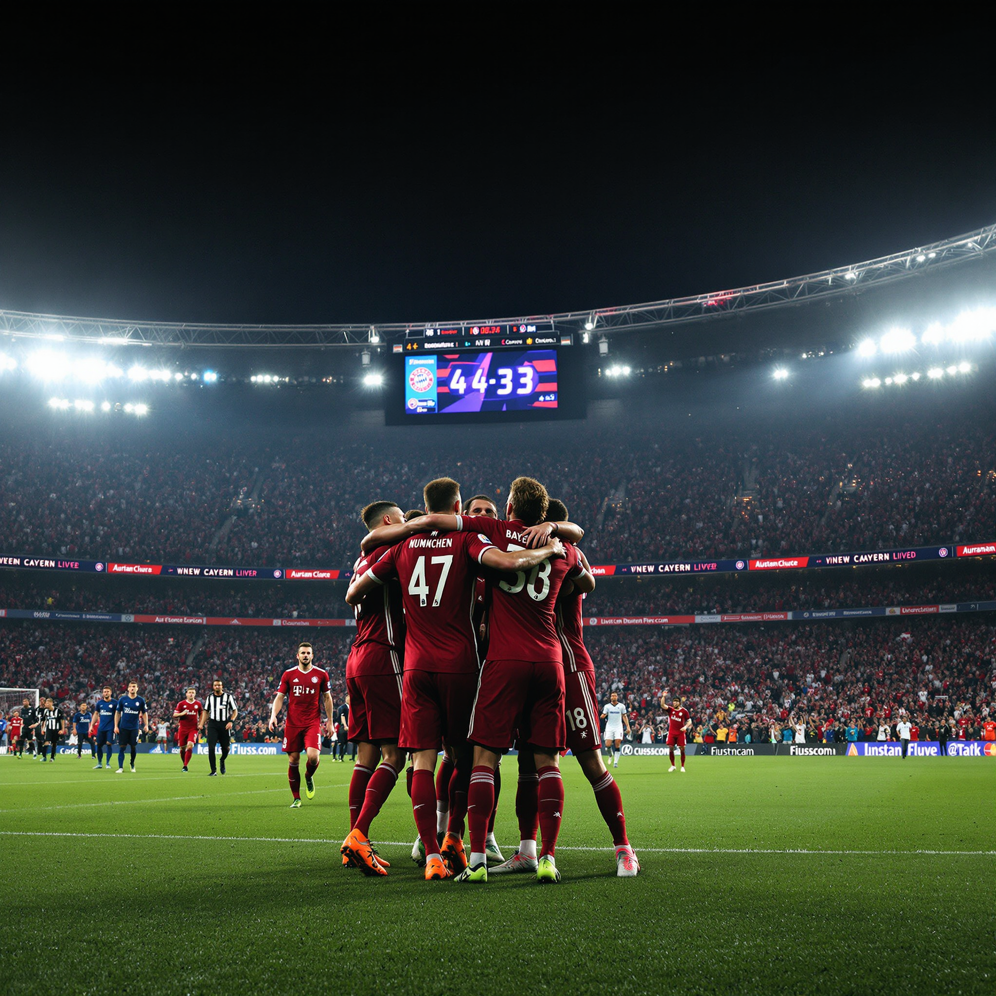 바이에른, 홀슈타인 킬전 4 -0에서 4-3 아찔한 진땀승