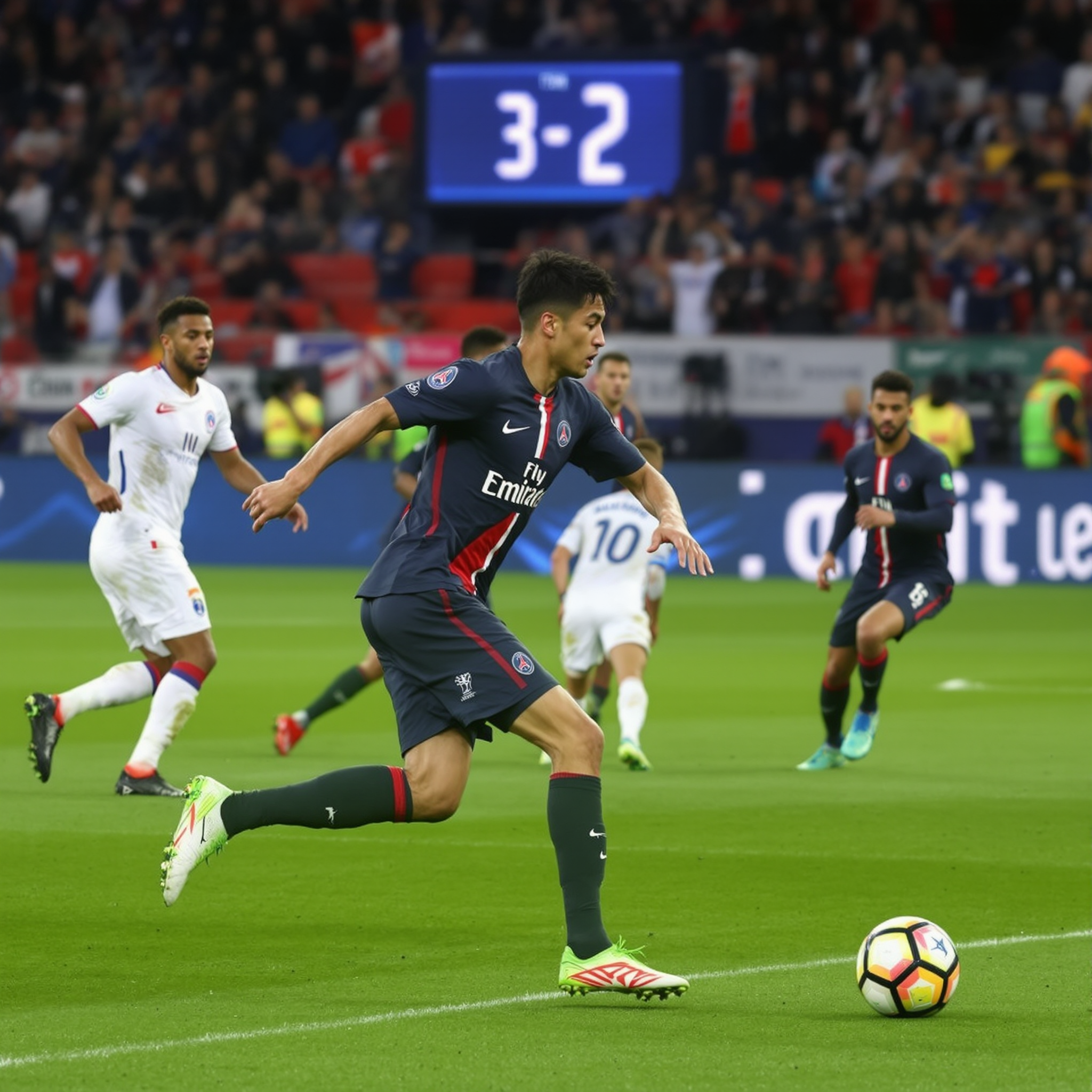 PSG 리옹 상대로 3대2 승리 이강인 결정적 도움 작렬