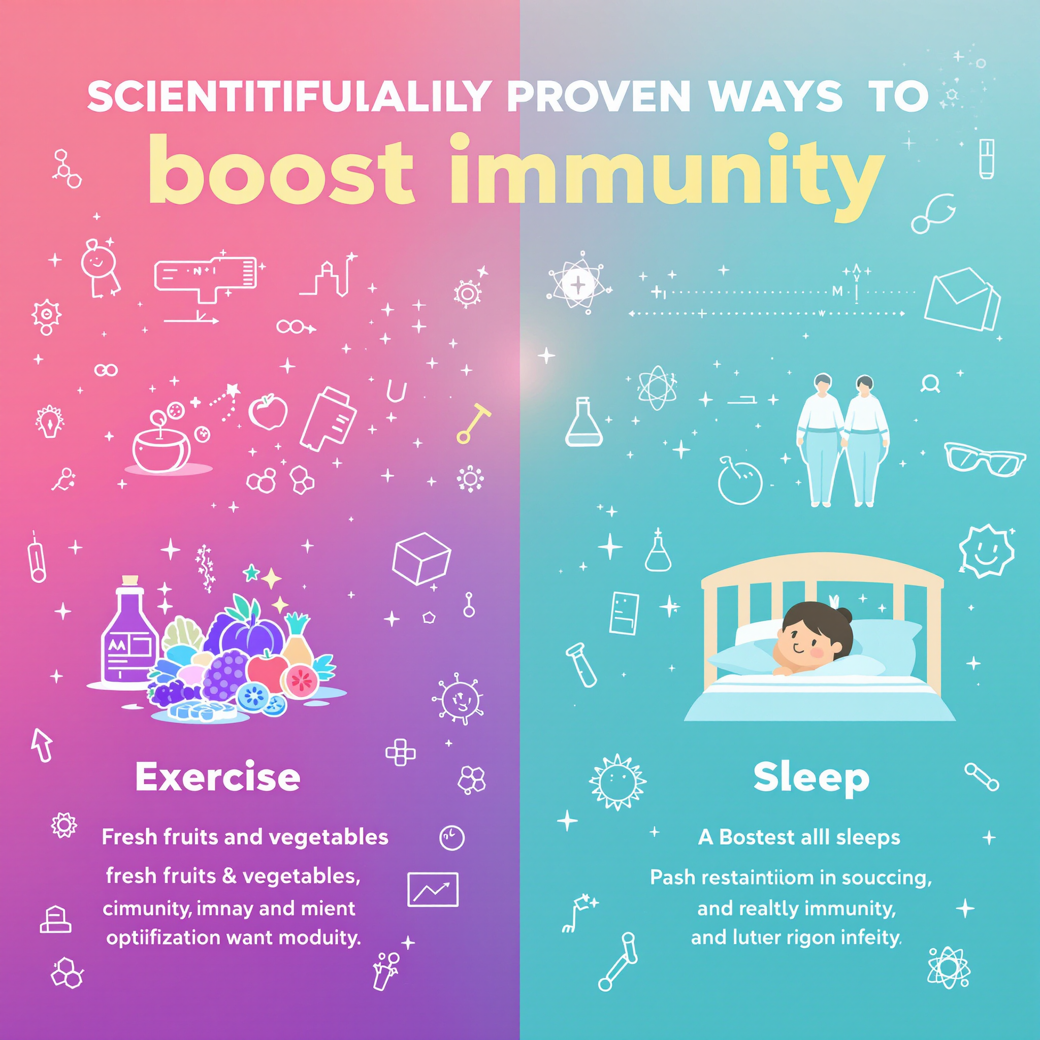 과학적으로 검증된 면역력 높이는 3가지 방법 공개