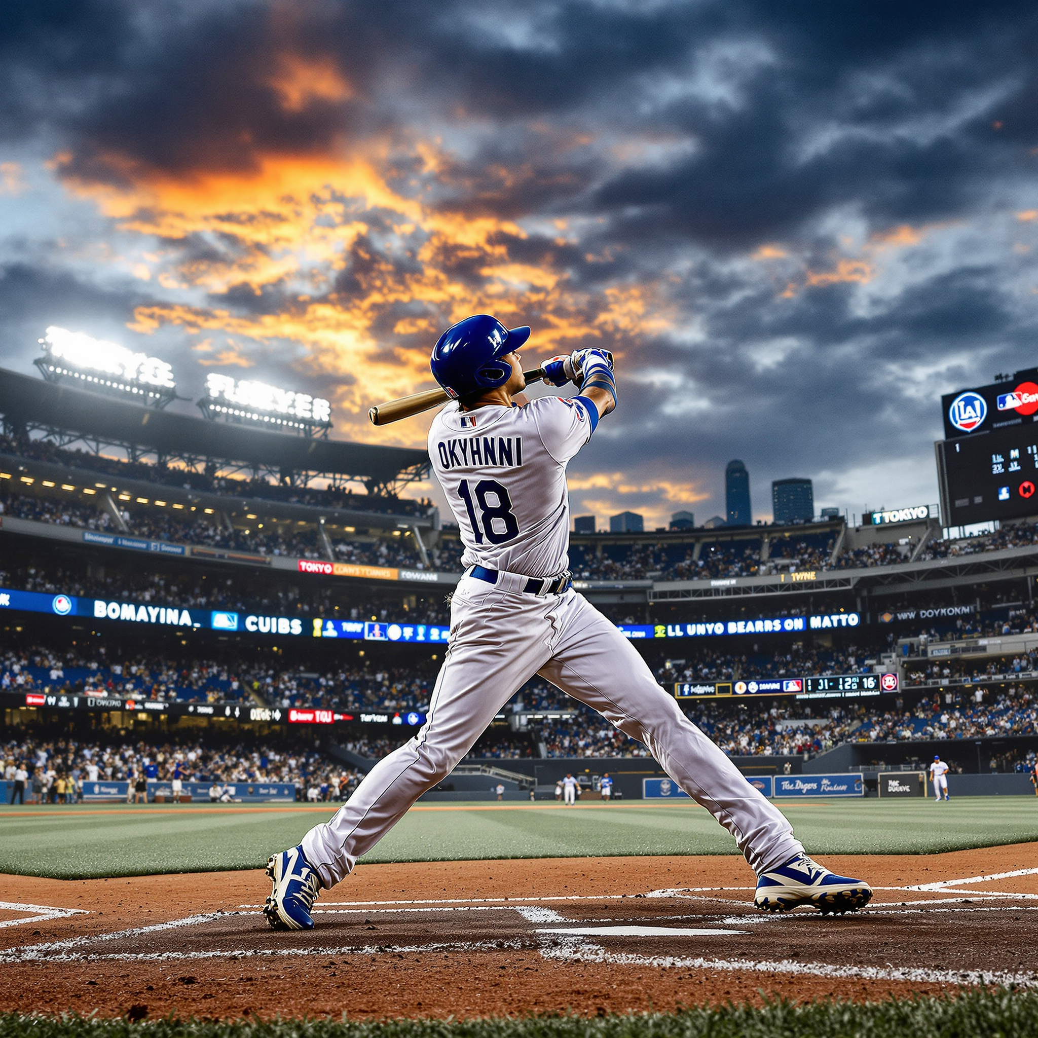 컵스 대 다저스 도쿄 격돌서 다저스 완승 오타니 맹활약