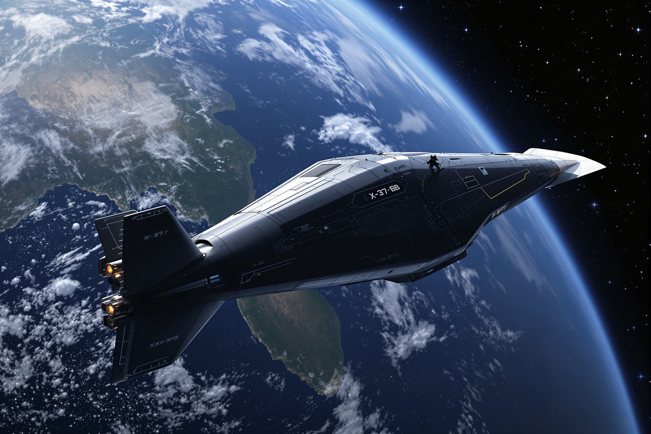 베일에 싸인 우주선 X-37B, 지구 사진의 숨은 비밀!_이미지_2