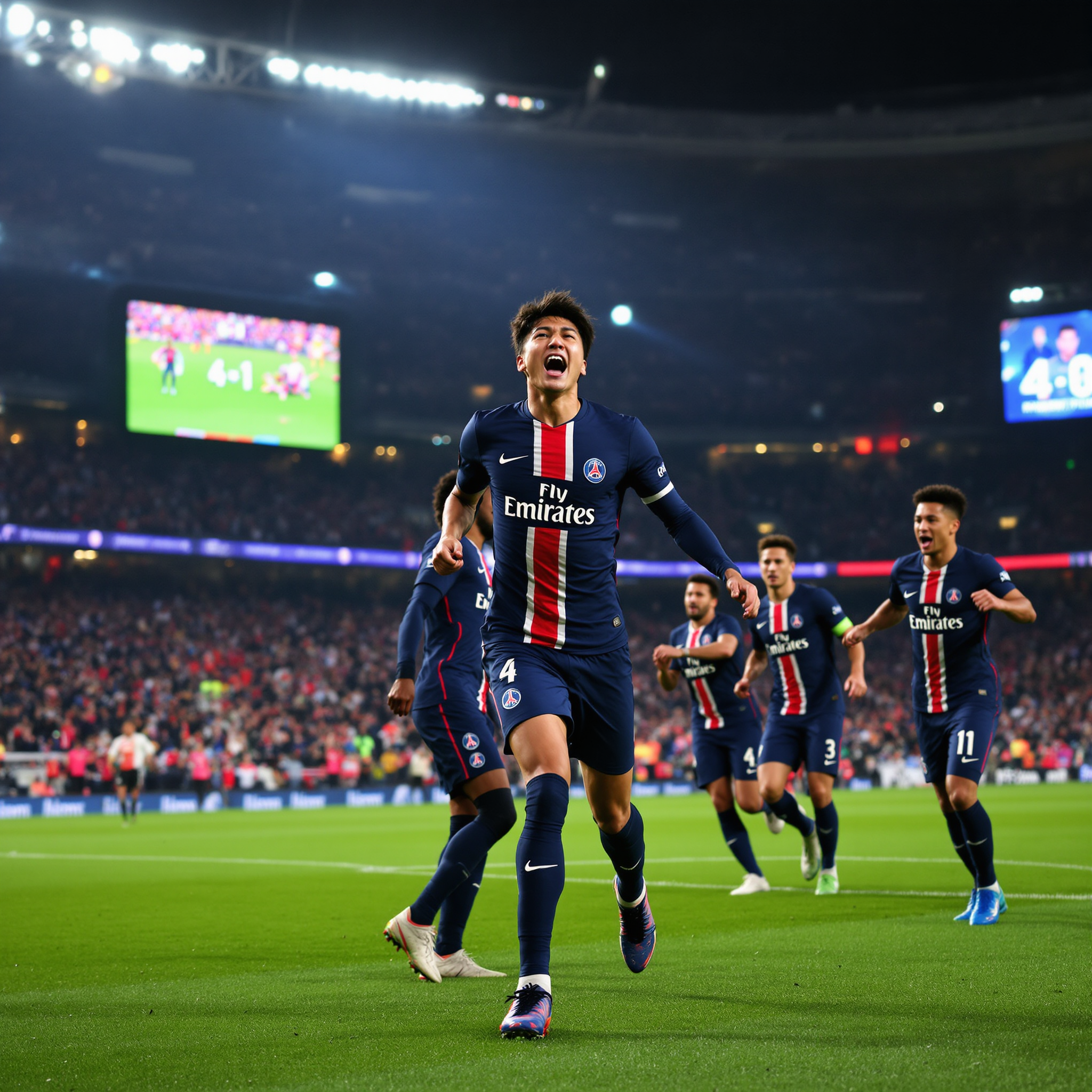 PSG 몽펠리에전 4대1 대승 이강인 119일만의 완벽 복귀