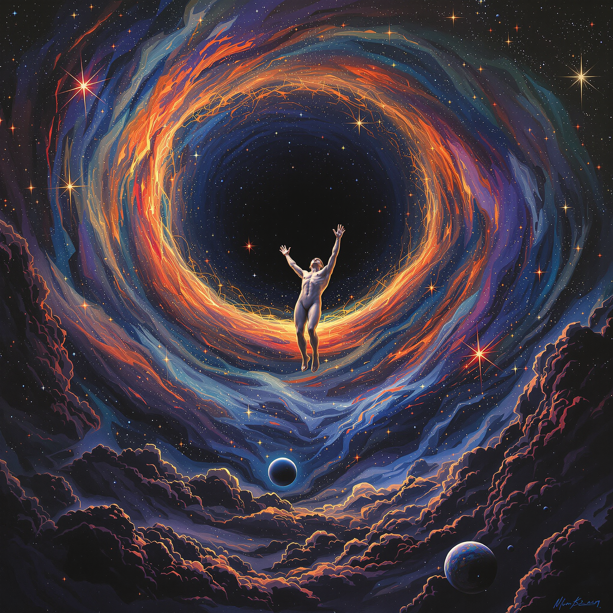 블랙홀 속으로 인간이 떨어지면 벌어지는 충격적 현실