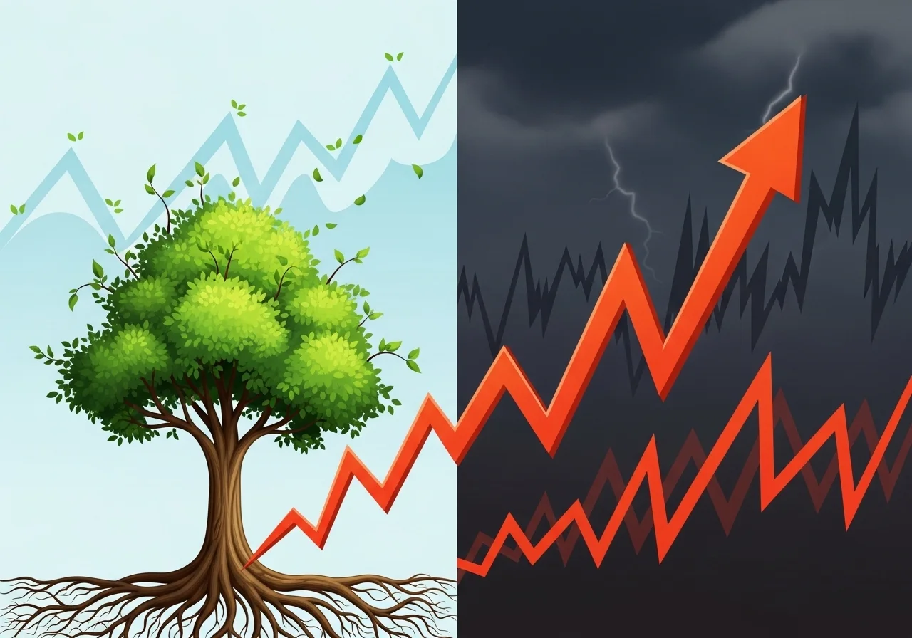 안정적 투자와 동전주 투자 비교
