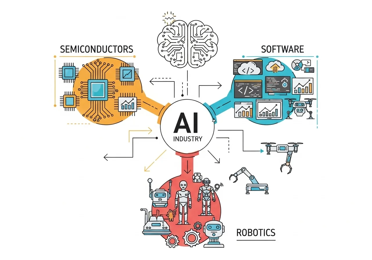 인공지능관련주 투자 유형 한눈에 보기