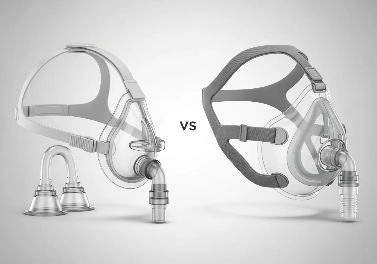 나잘 마스크 vs 풀페이스 마스크 비교