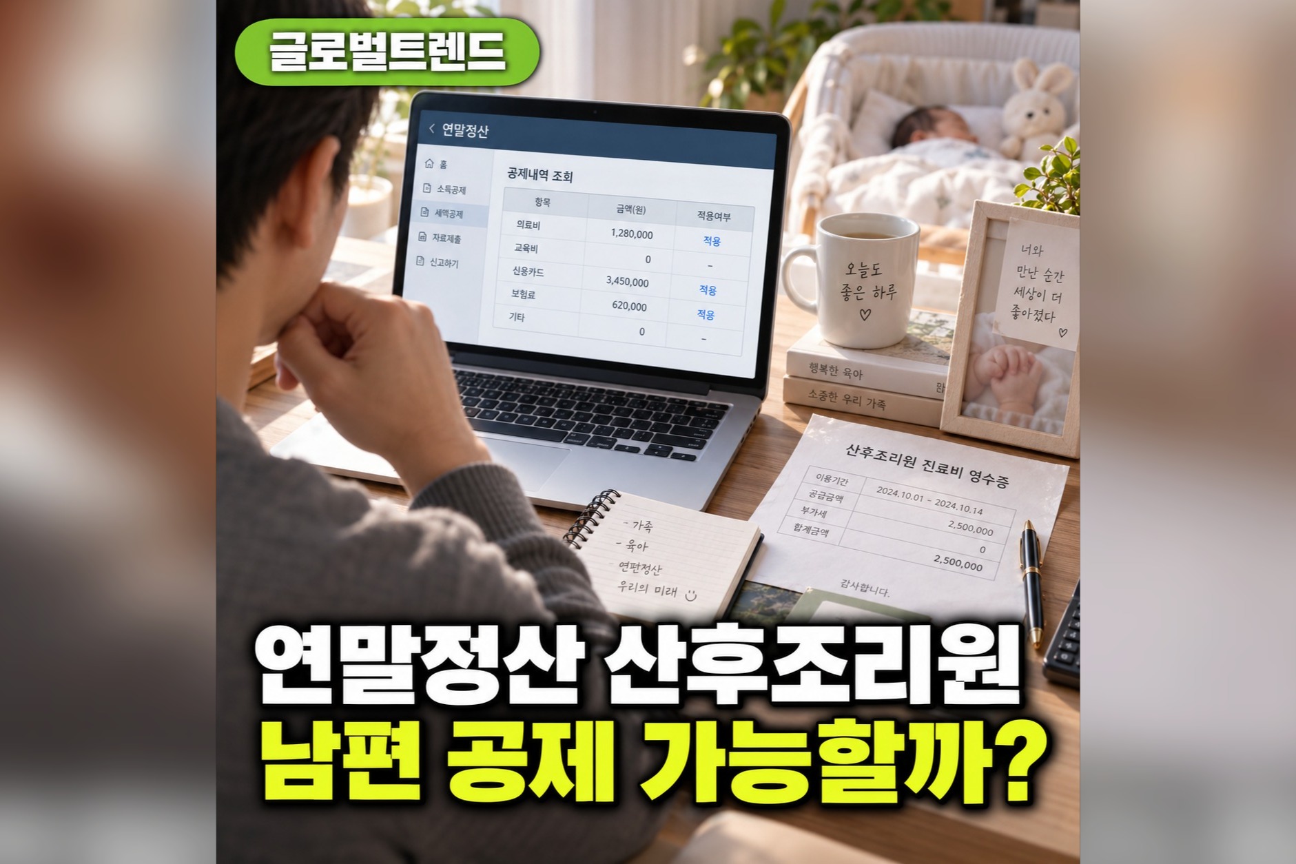 연말정산 산후조리원 남편 공제 기준과 필수 서류