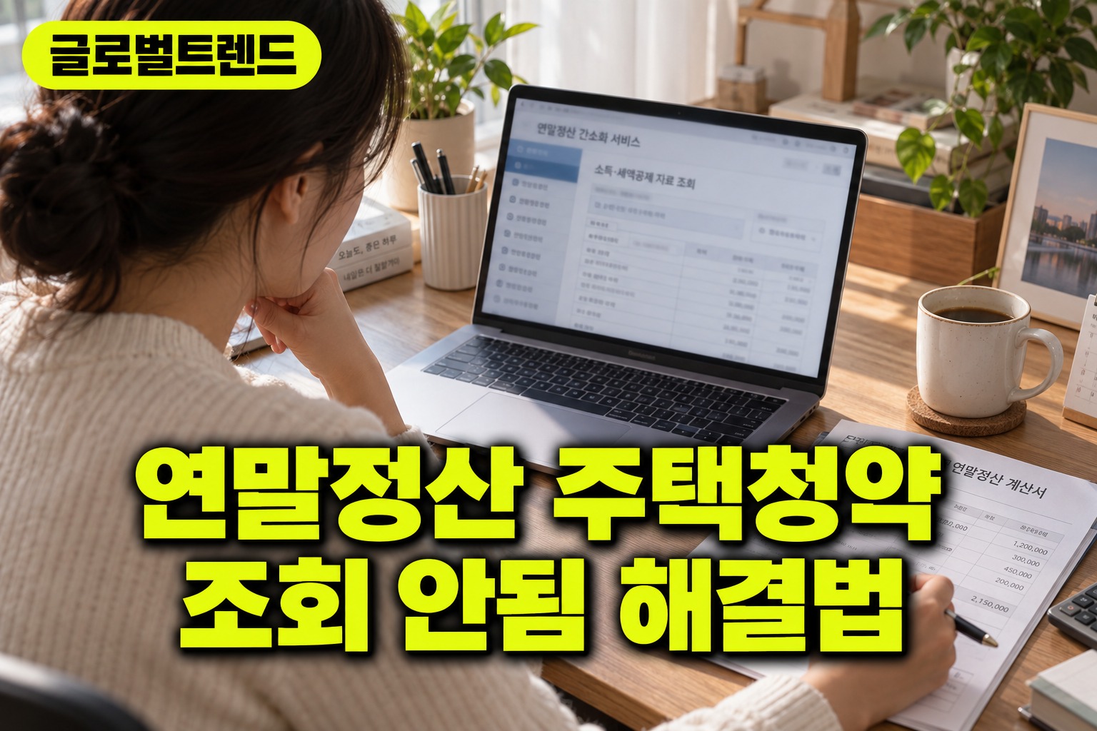 연말정산 주택청약 조회 안됨 해결법 무주택확인서 발급