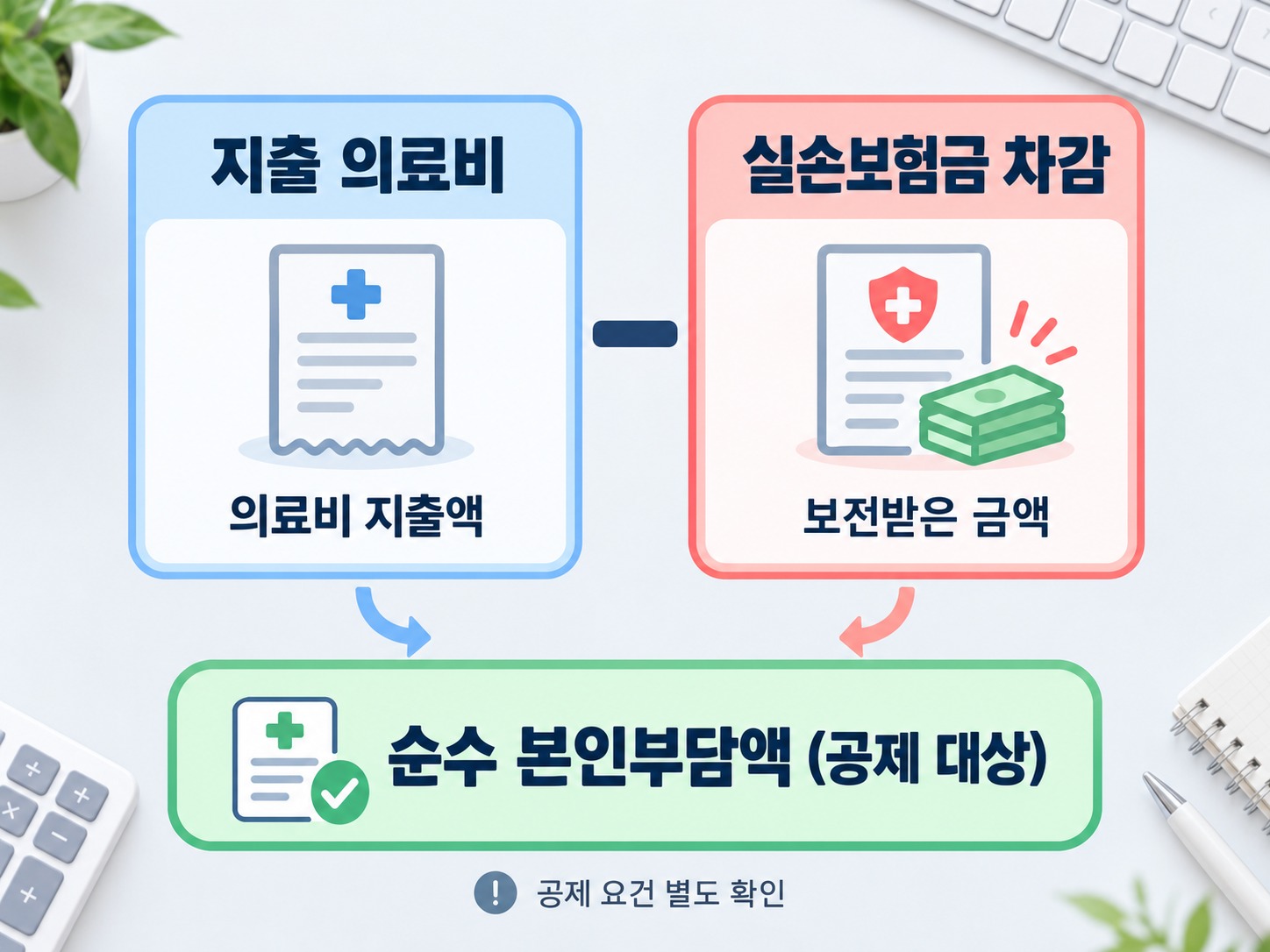 연말정산 의료비 실손보험 제외 방법과 계산 예시 총정리