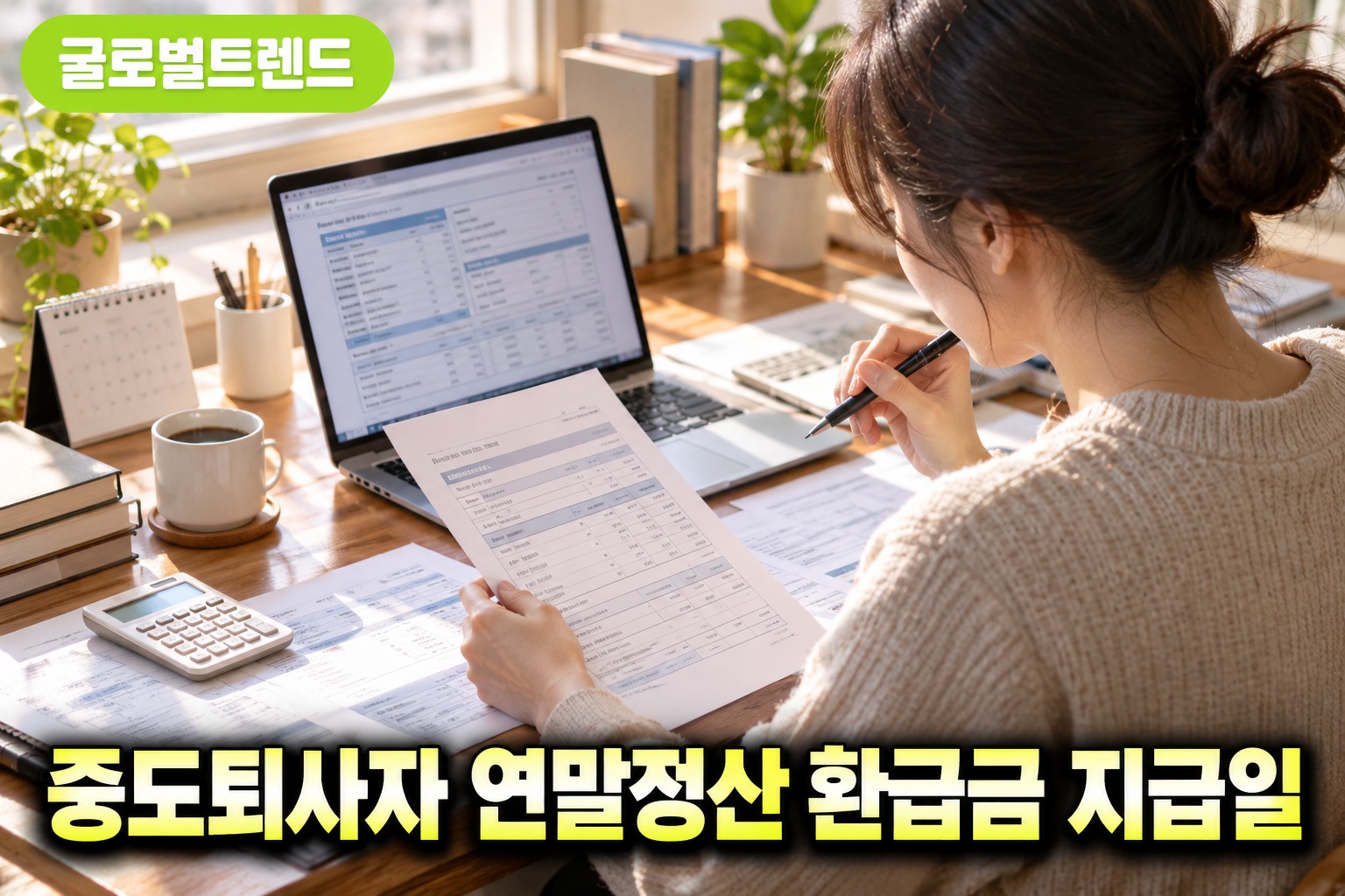 중도퇴사자 연말정산 환급금 지급일 및 조회 방법 총정리
